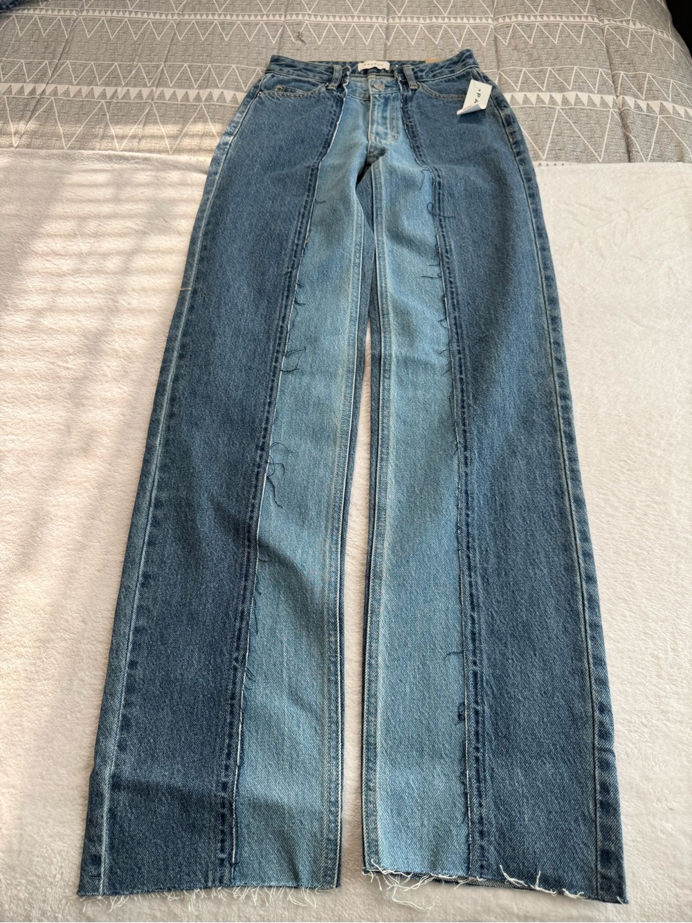 New PacSun Women's Two-Tone Millie High Rise '90s Boyfriend Jeans 0-2
